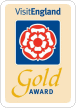 Visit England Gold Award for Excellence in Self Catering Visit England Gold