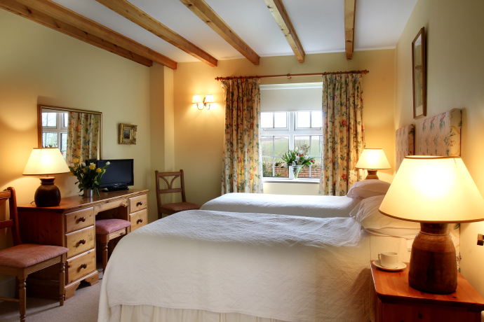 Twin Bedroom, Shepherd's Cottage, Northumberland Twin Bedroom